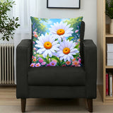 Daisy Pillow Cover Home Decor