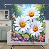 Daisy Shower Curtain Home Decor