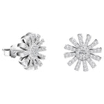 Sunflower Silver Stud Earrings