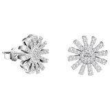 Sunflower Silver Stud Earrings