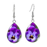 Pansy Drop Earrings