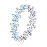 Floral Ring Blue