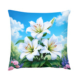 Flower Accent Pillow