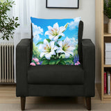 Flower Accent Pillow Home Decor