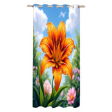 Flower Design Curtains