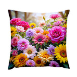 Flower Garden Pillow Cover