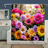Flower Garden Shower Curtain Home Decor