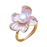 Flower Pearl Ring