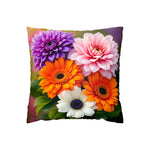 Flower Print Pillow Case