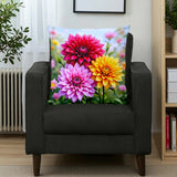 Flower Print Pillow Cover Home Decor