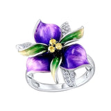 Flower and Leaf Ring