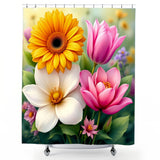 Flowery Shower Curtain