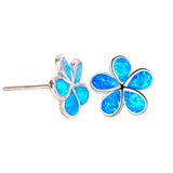 Frangipani Earrings Side View