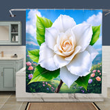 Gardenia Shower Curtain Home Decor