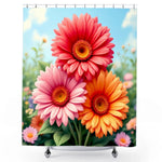 Gerbera Daisy Shower Curtain