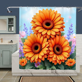 Gerbera Daisy Shower Curtain Home Decor