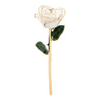 Gold White Rose