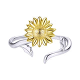 Gold Sunflower Ring
