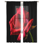 Dark Rose Curtains