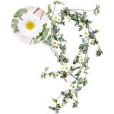 White Daisy Garland