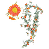 Orange Daisy Garland