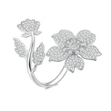 Platinum Flower Ring