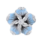 Blue Flower Ring