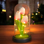 Pink Tulip Lamp