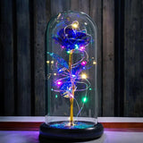 Purple Rose Lamp