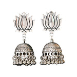 Lotus Jhumka Earrings (Drop)