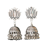 Lotus Jhumka Earrings (Drop)