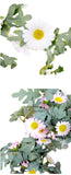 White Daisy Garland Bulb