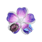 Butterfly Flower Ring