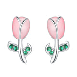 Flower Shaped Stud Earrings