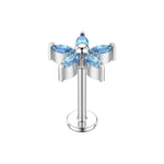 Flower Helix Earrings (Stud)