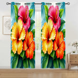 Hawaiian Print Curtains Home Decor