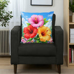 Hibiscus Pillow Home Decor