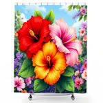 Hibiscus Shower Curtain