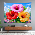 Hibiscus Tapestry Home Decor