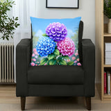Hydrangea Pillow Cover Home Decor