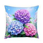 Hydrangea Throw Pillow