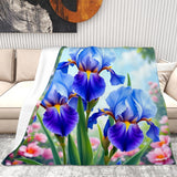 Iris Blanket Living Room