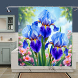 Iris Shower Curtain Home Decor