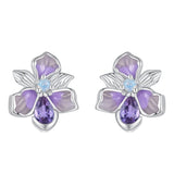 Iris Stud Earrings