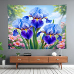 Iris Tapestry Home Decor