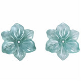 Jade Flower Earrings