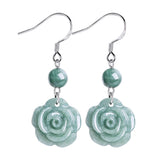 Jade Rose Earrings
