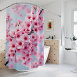 Japanese Cherry Blossom Shower Curtain