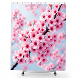 Japanese Cherry Blossom Shower Curtain
