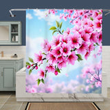 Japanese Cherry Blossom Shower Curtain Home Decor